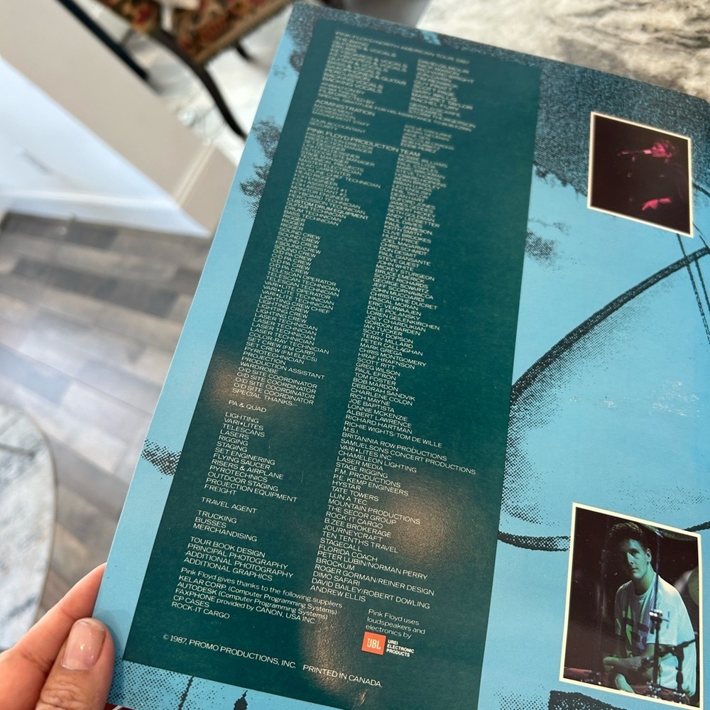 Pink Floyd World Tour program, GUC - Picture 3 of 3